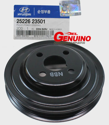 "HYUNDAI TUCSON GAS POLEA D/H  -  POLEA BOMBA AGUA HIDRAULICA"